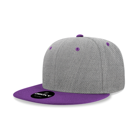 Decky 6 Panel High Profile Structured Acrylic/Polyester Snapback | Decky 6020