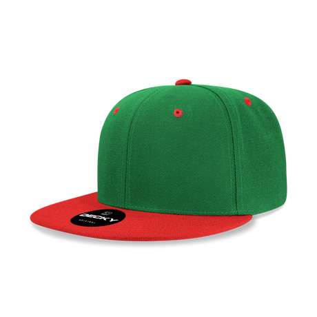 Decky 6 Panel High Profile Structured Acrylic/Polyester Snapback | Decky 6020
