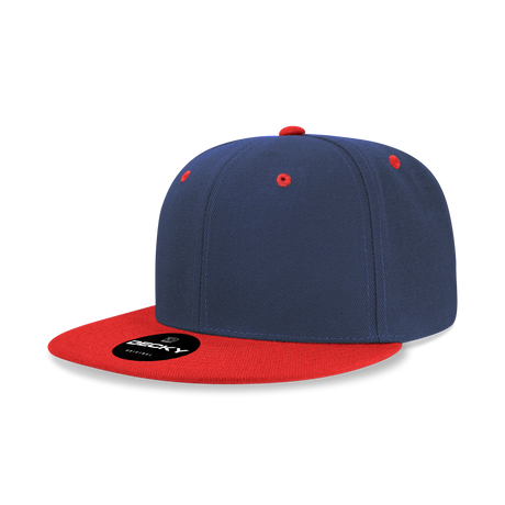 Decky 6 Panel High Profile Structured Acrylic/Polyester Snapback | Decky 6020