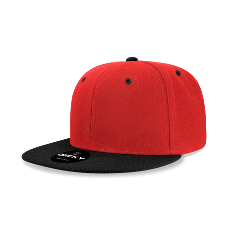 Decky 6 Panel High Profile Structured Acrylic/Polyester Snapback | Decky 6020