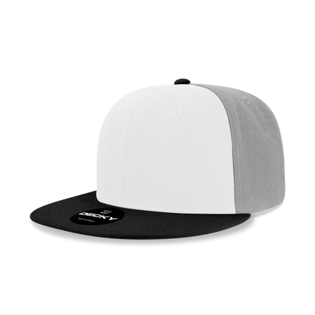 Decky 6 Panel High Profile Structured Acrylic/Polyester Snapback | Decky 6020