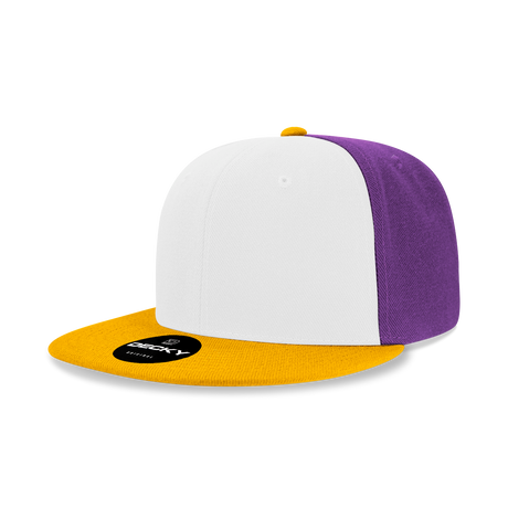Decky 6 Panel High Profile Structured Acrylic/Polyester Snapback | Decky 6020