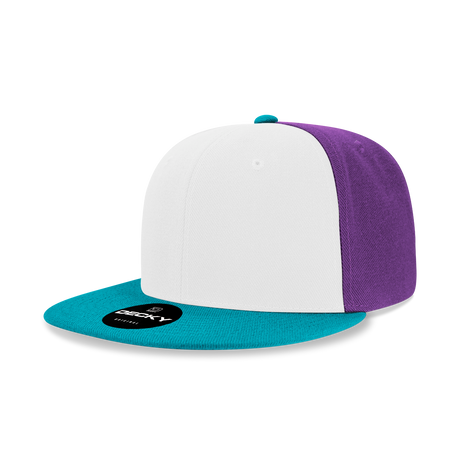 Decky 6 Panel High Profile Structured Acrylic/Polyester Snapback | Decky 6020