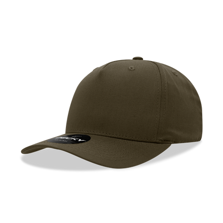 Decky 5 Panel Mid Profile Structured Cotton Blend Cap | Decky 6024