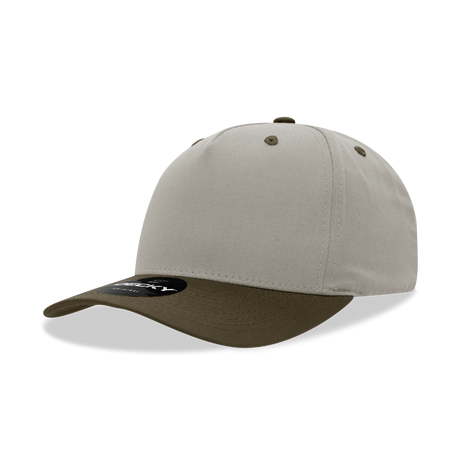 Decky 5 Panel Mid Profile Structured Cotton Blend Cap | Decky 6024