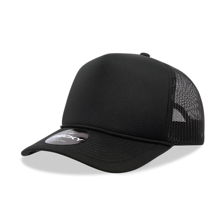 Decky 5 Panel Mid Profile Structured Foam Trucker | Decky 6025