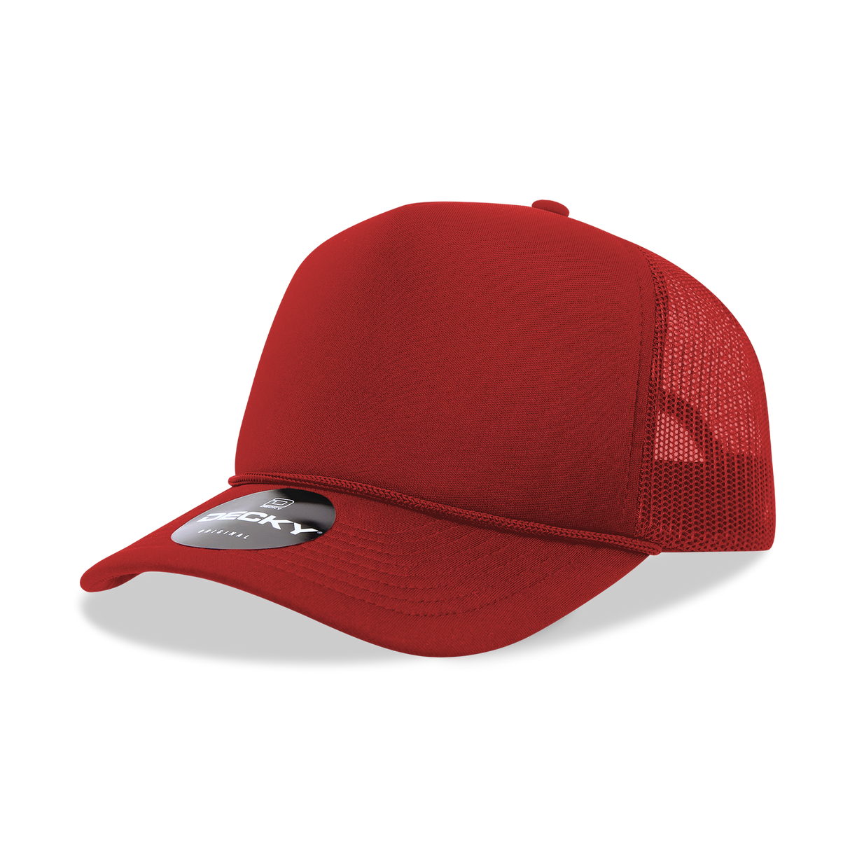 Decky 5 Panel Mid Profile Structured Foam Trucker | Decky 6025