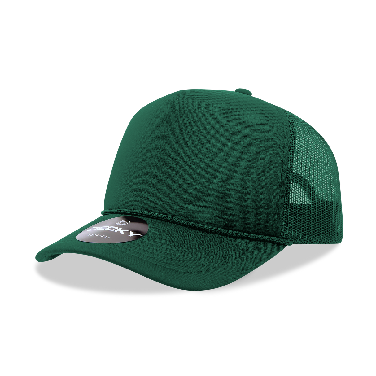 Decky 5 Panel Mid Profile Structured Foam Trucker | Decky 6025