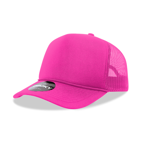 Decky 5 Panel Mid Profile Structured Foam Trucker | Decky 6025
