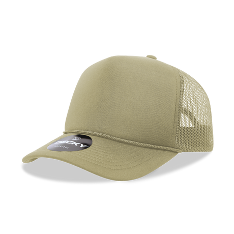 Decky 5 Panel Mid Profile Structured Foam Trucker | Decky 6025