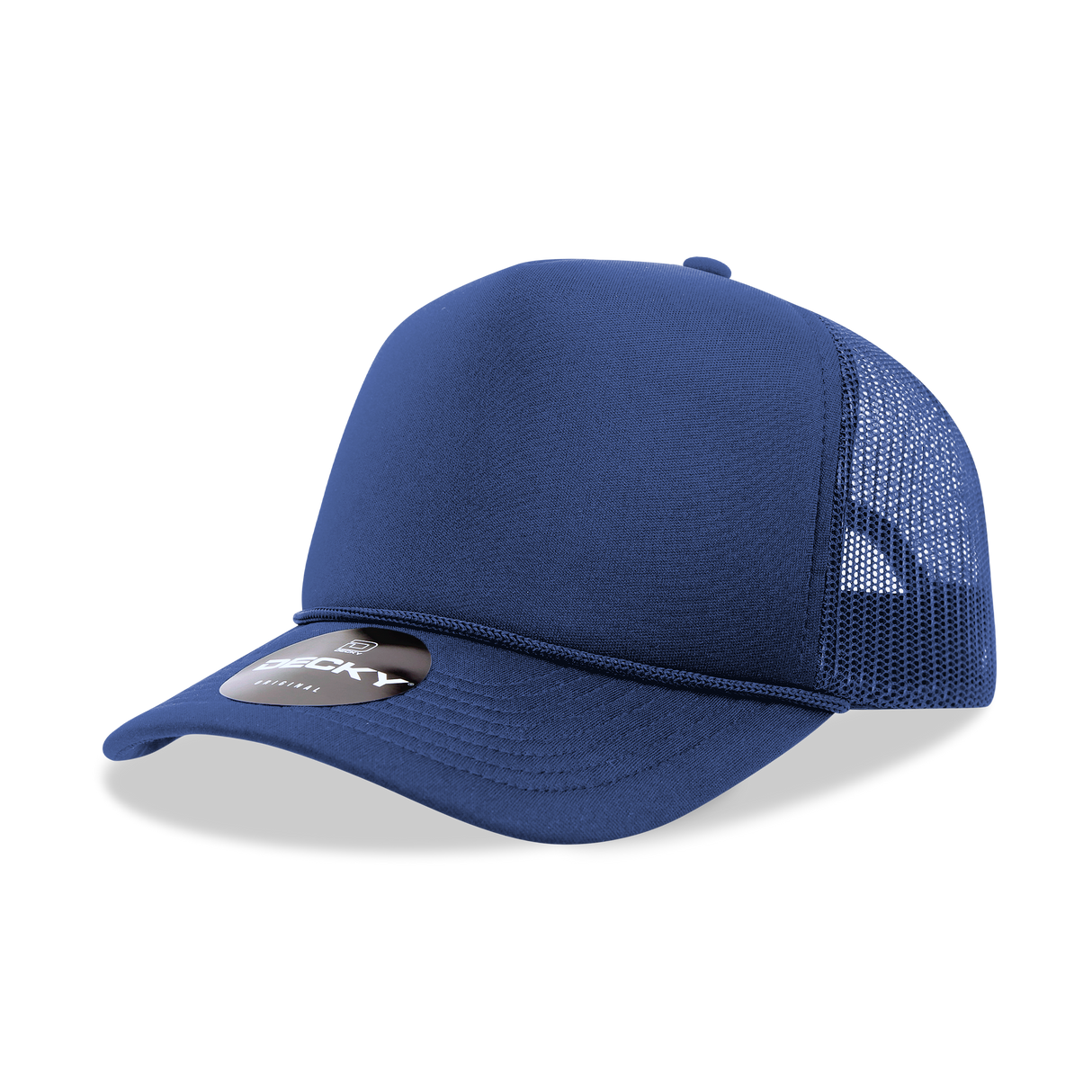Decky 5 Panel Mid Profile Structured Foam Trucker | Decky 6025
