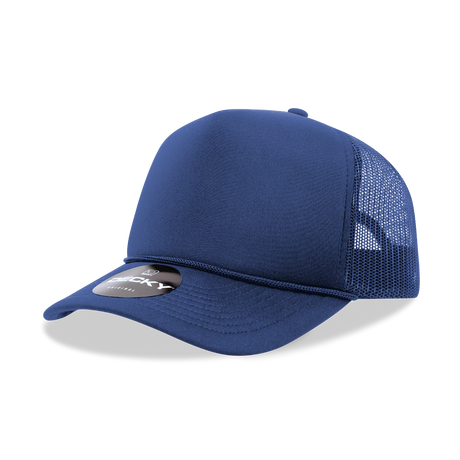 Decky 5 Panel Mid Profile Structured Foam Trucker | Decky 6025