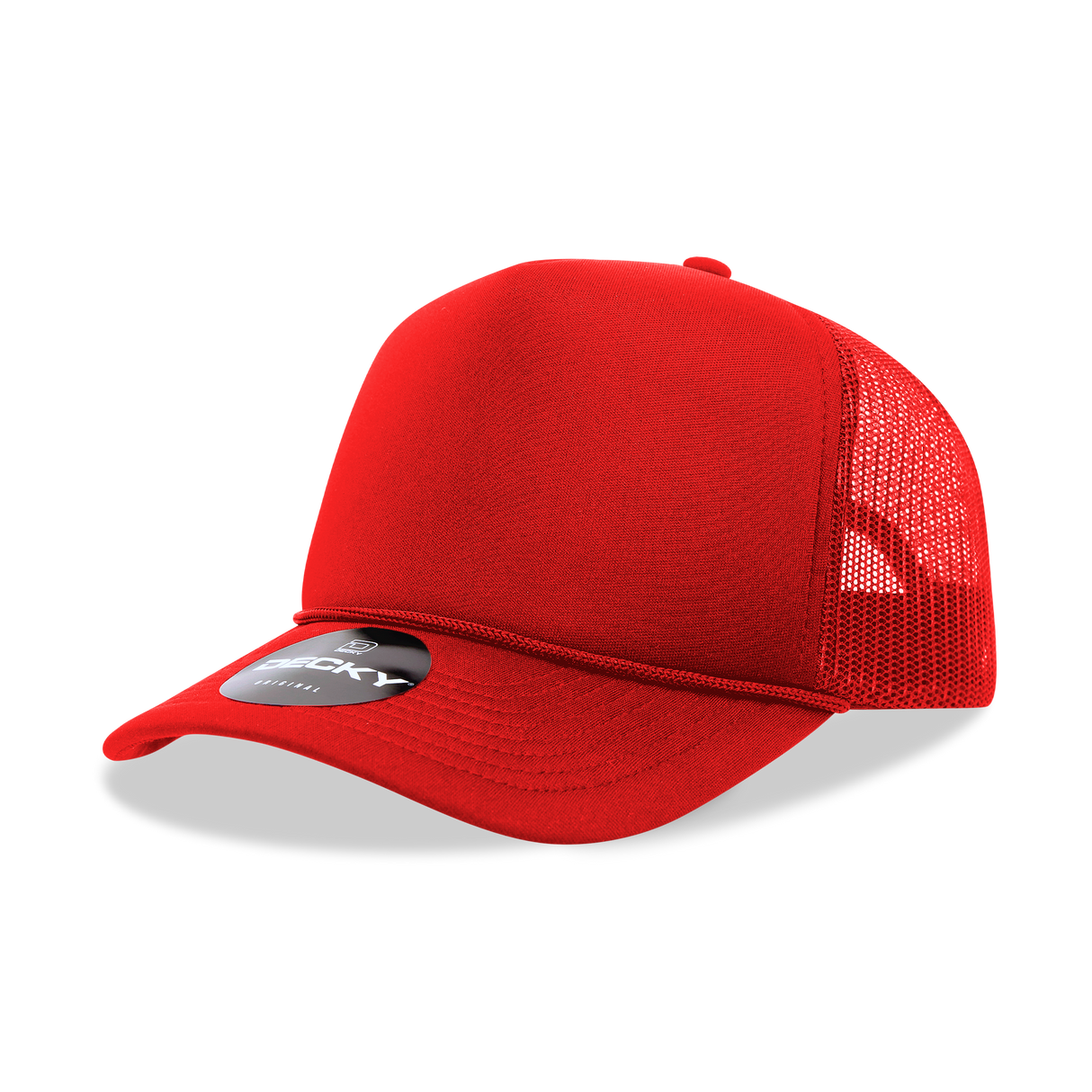 Decky 5 Panel Mid Profile Structured Foam Trucker | Decky 6025