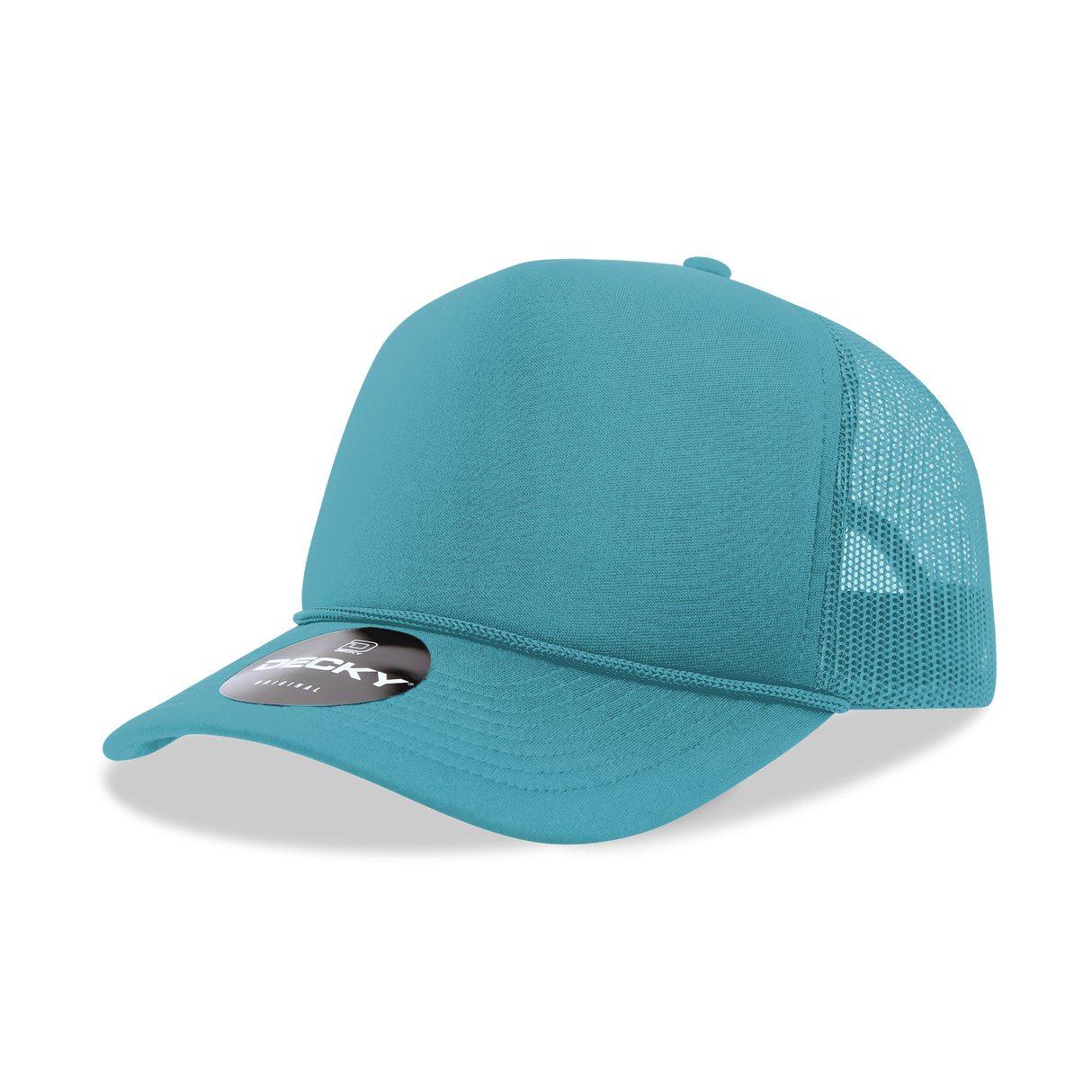 Decky 5 Panel Mid Profile Structured Foam Trucker | Decky 6025