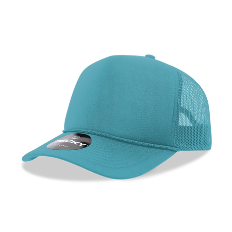 Decky 5 Panel Mid Profile Structured Foam Trucker | Decky 6025
