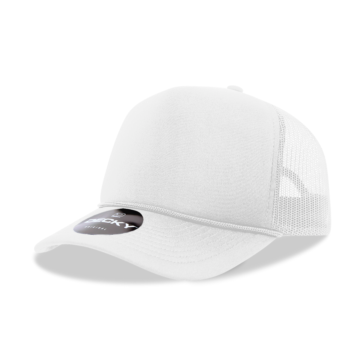 Decky 5 Panel Mid Profile Structured Foam Trucker | Decky 6025
