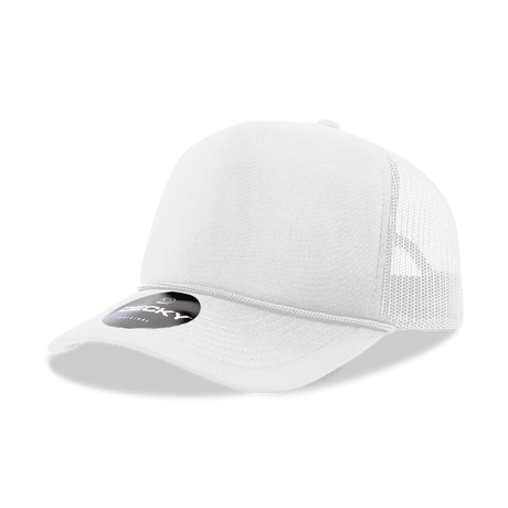 Decky 5 Panel Mid Profile Structured Foam Trucker | Decky 6025