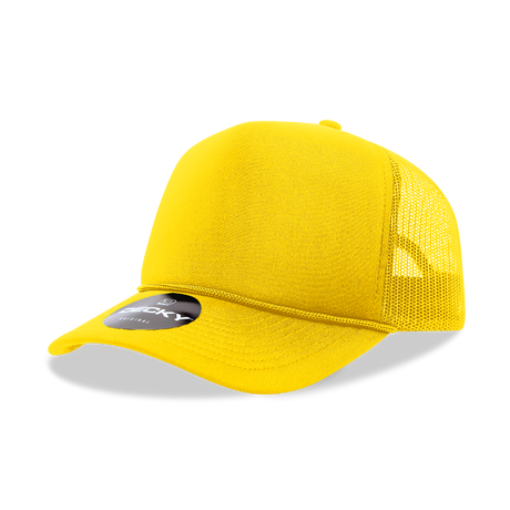 Decky 5 Panel Mid Profile Structured Foam Trucker | Decky 6025