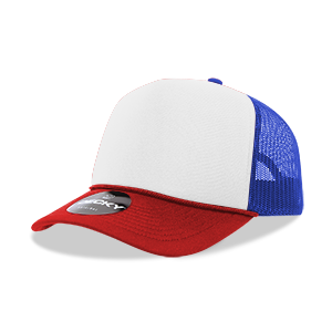 Decky 5 Panel Mid Profile Structured Foam Trucker | Decky 6025