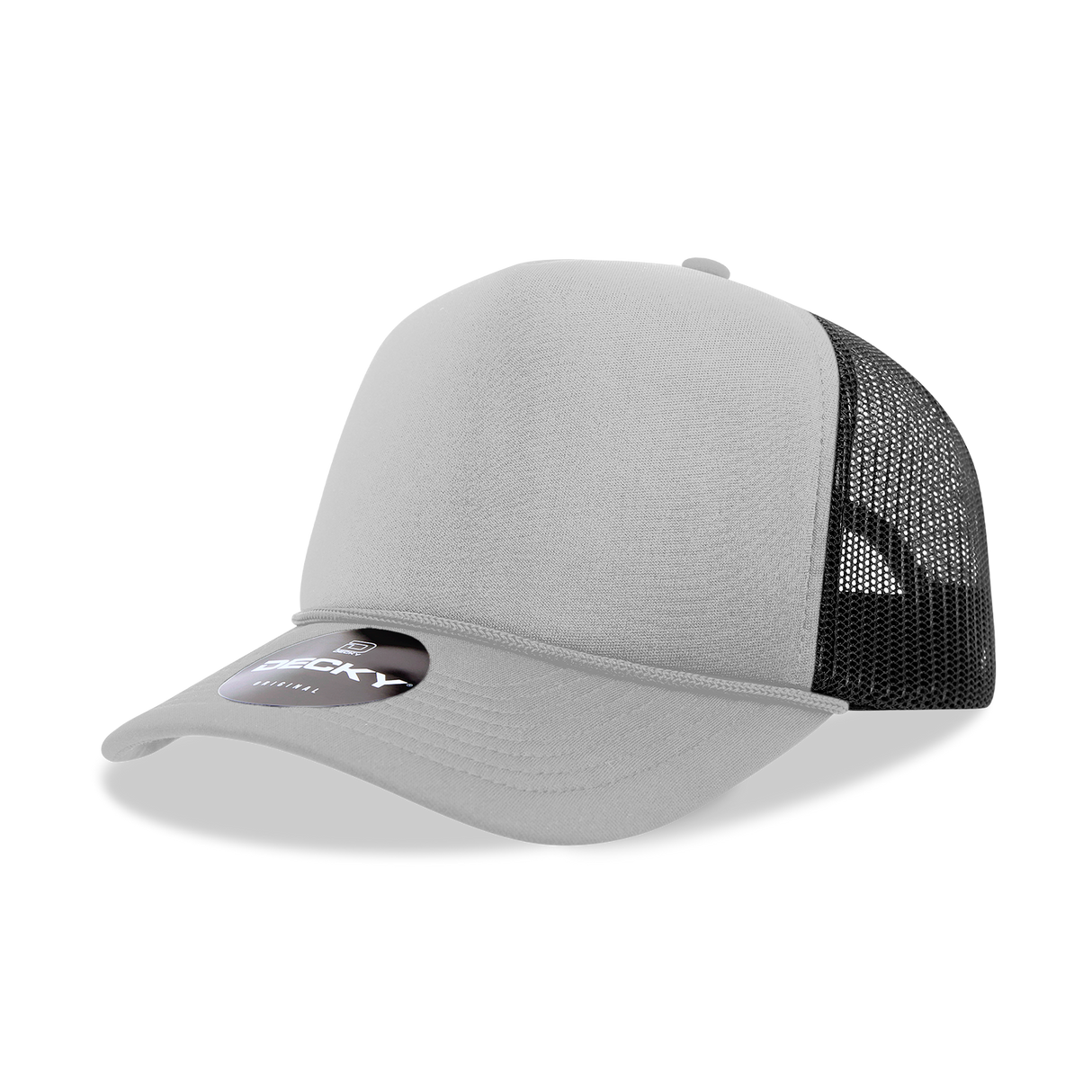 Decky 5 Panel Mid Profile Structured Foam Trucker | Decky 6025