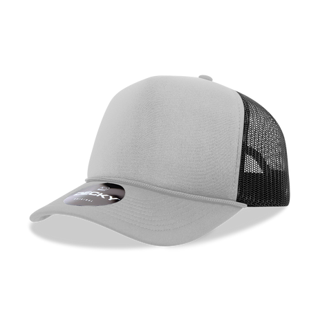 Decky 5 Panel Mid Profile Structured Foam Trucker | Decky 6025