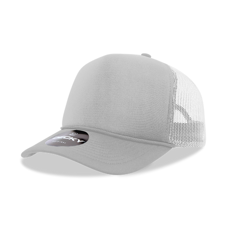 Decky 5 Panel Mid Profile Structured Foam Trucker | Decky 6025