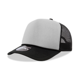 Decky 5 Panel Mid Profile Structured Foam Trucker | Decky 6025