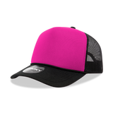 Decky 5 Panel Mid Profile Structured Foam Trucker | Decky 6025