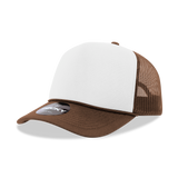 Decky 5 Panel Mid Profile Structured Foam Trucker | Decky 6025