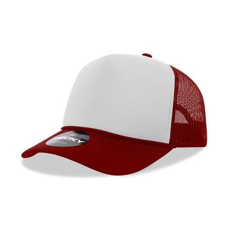 Decky 5 Panel Mid Profile Structured Foam Trucker | Decky 6025