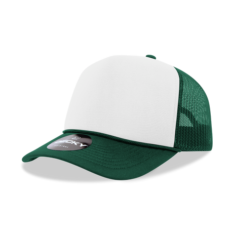 Decky 5 Panel Mid Profile Structured Foam Trucker | Decky 6025