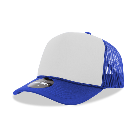 Decky 5 Panel Mid Profile Structured Foam Trucker | Decky 6025