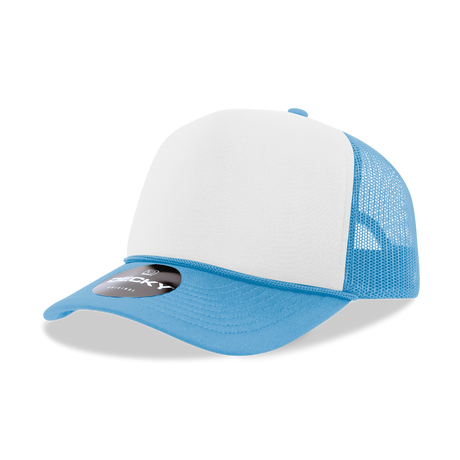 Decky 5 Panel Mid Profile Structured Foam Trucker | Decky 6025