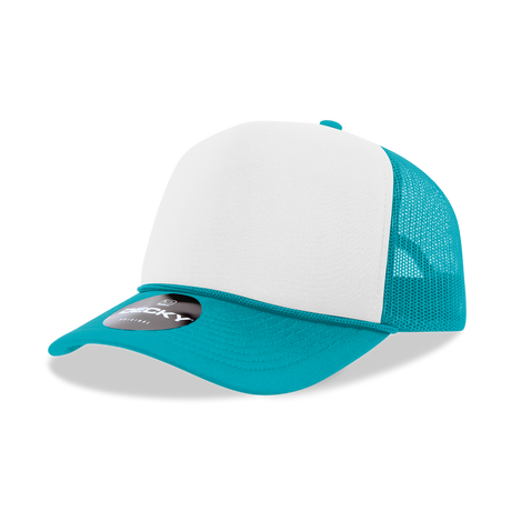 Decky 5 Panel Mid Profile Structured Foam Trucker | Decky 6025