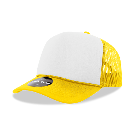 Decky 5 Panel Mid Profile Structured Foam Trucker | Decky 6025