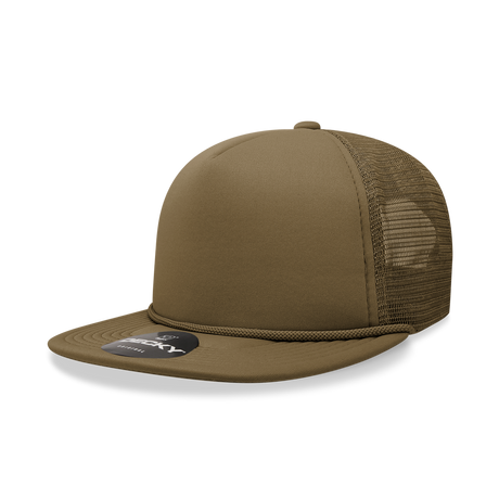 Decky 5 Panel High Profile Structured Foam Trucker | Decky 6026