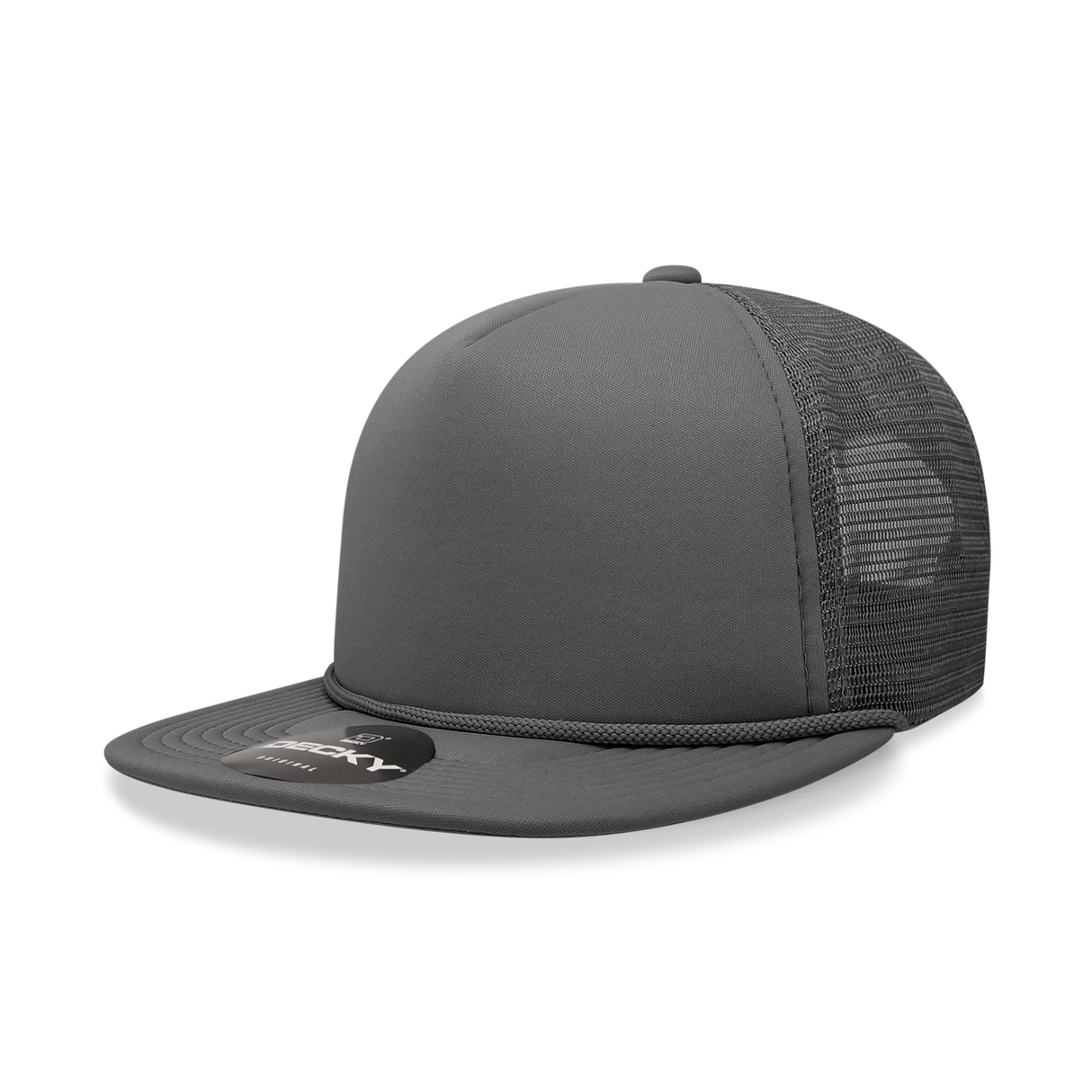 Decky 5 Panel High Profile Structured Foam Trucker | Decky 6026