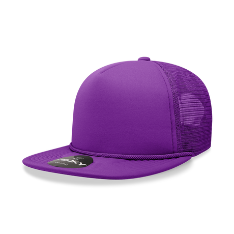 Decky 5 Panel High Profile Structured Foam Trucker | Decky 6026