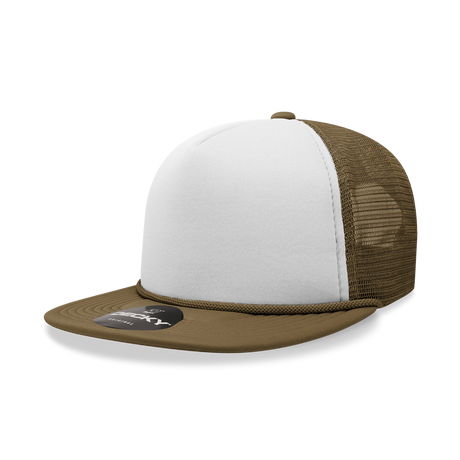 Decky 5 Panel High Profile Structured Foam Trucker | Decky 6026