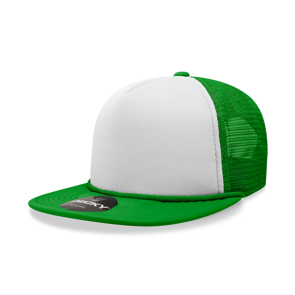 Decky 5 Panel High Profile Structured Foam Trucker | Decky 6026