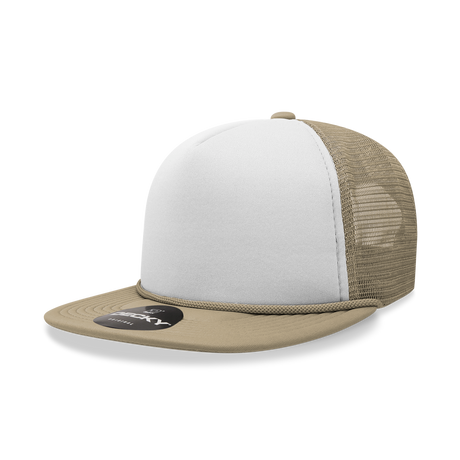 Decky 5 Panel High Profile Structured Foam Trucker | Decky 6026