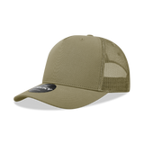 Decky 5 Panel Mid Profile Structured Cotton Blend Trucker | Decky 6030