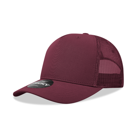 Decky 5 Panel Mid Profile Structured Cotton Blend Trucker | Decky 6030