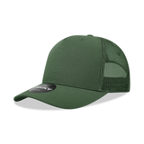 Decky 5 Panel Mid Profile Structured Cotton Blend Trucker | Decky 6030
