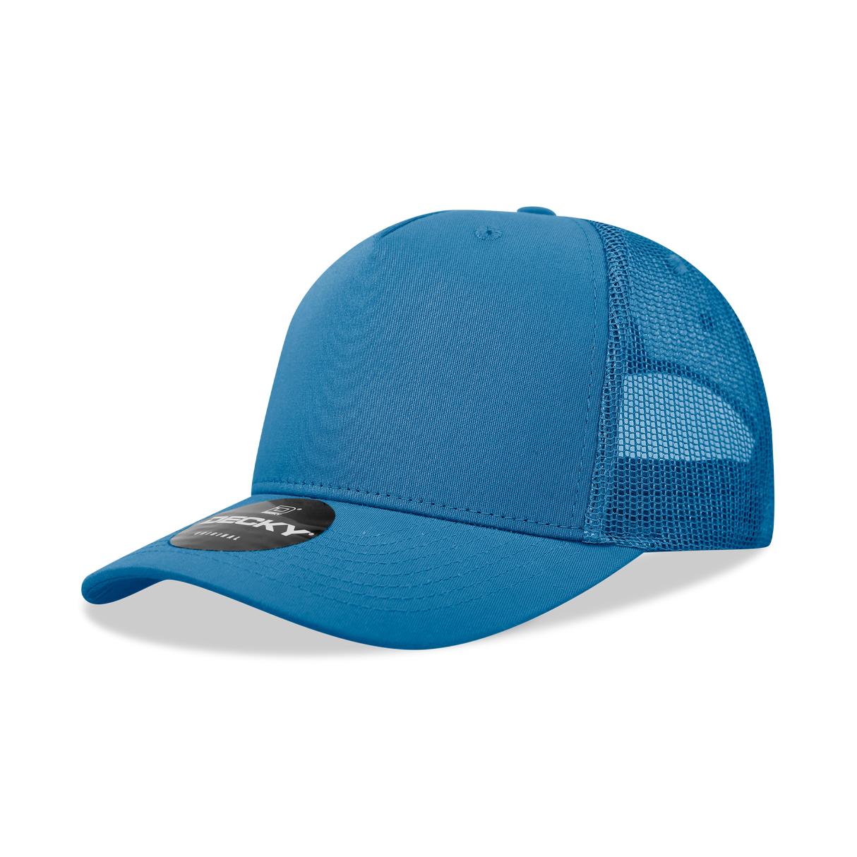 Decky 5 Panel Mid Profile Structured Cotton Blend Trucker | Decky 6030