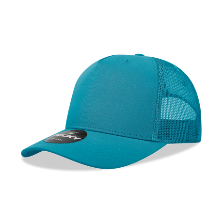 Decky 5 Panel Mid Profile Structured Cotton Blend Trucker | Decky 6030