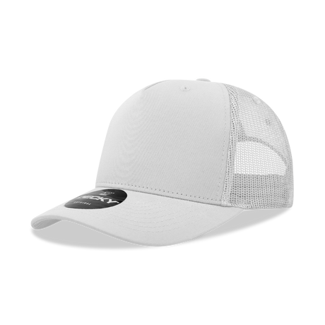 Decky 5 Panel Mid Profile Structured Cotton Blend Trucker | Decky 6030