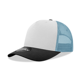 Decky 5 Panel Mid Profile Structured Cotton Blend Trucker | Decky 6030