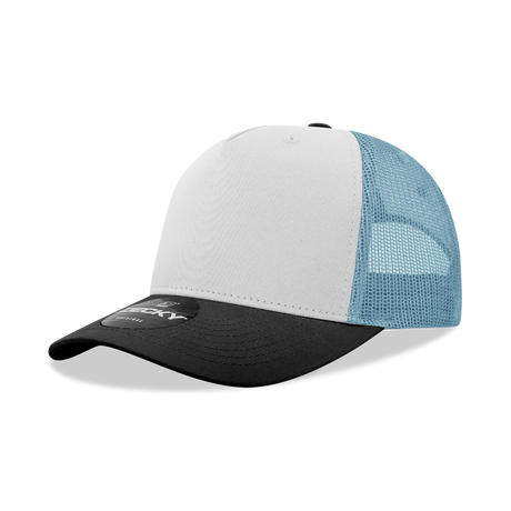 Decky 5 Panel Mid Profile Structured Cotton Blend Trucker | Decky 6030