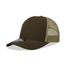 Decky 5 Panel Mid Profile Structured Cotton Blend Trucker | Decky 6030